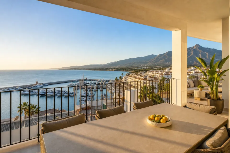 Estudio junto a la playa con vistas panorámicas al mar en Altea