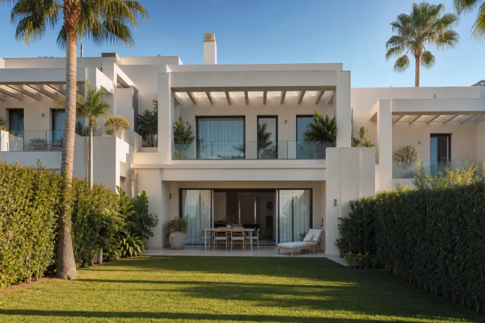 Adosado con jardín en Marbella